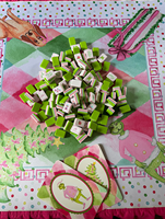 Nuevo Juego de Fichas de Mahjong Personalizadas MERRY-ISH, Fichas de Mahjong Americanas de Lujo, Entretenimiento de 4 Capas, Fichas de Mahjong Navideñas