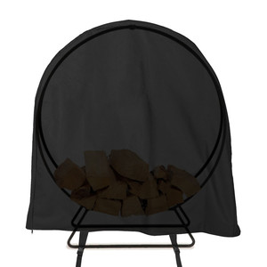 Housse de protection pour bois de chauffage, ronde, 101.5x61x104cm, imperméable, pour rangement extérieur - Product Image 5