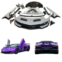 Kit carrosserie semi-carbone style SVJ pour Lamborghini Aventador LP700 Cabriolet, amélioration, pare-chocs avant, pare-chocs arrière, jupes latérales