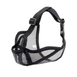 Correa Ancha y Transpirable <span class=keywords><strong>para</strong></span> Perros, Ideal <span class=keywords><strong>para</strong></span> Bulldogs Franceses, Anti-Mordidas, Anti-Asfixia, Control de Ladridos, Decoración con Paño de Poliéster - Product Image 1