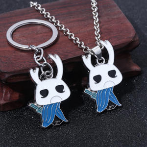 Groothandel holle model ketting metalen hanger game accessoire ridder auto tas sleutelhanger - Product Image 5