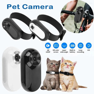 กล้องบันทึกภาพสัตว์เลี้ยงแบบพกพา 1080P 8MP บันทึกแบบวนซ้ำ มุมกว้าง รองรับการ์ด TF กล้องติดปลอกคอสุนัข กล้องสัตว์เลี้ยงข้ามพรมแดน - Product Image 5