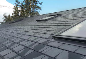 Tuiles de toit en ardoise écologiques personnalisées Revêtement en pierre naturelle résistant aux intempéries pour villa résidentielle Design traditionnel durable - Product Image 4