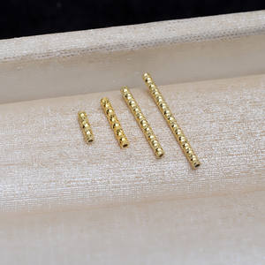 Accesorios de Joyería DIY de Plata S925, Tubo Pequeño Recto de 6mm 10mm 15mm, Collar Largo, Pulsera, Nuevo 5166 - Product Image 1