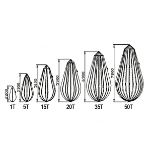 Bolsa de Agua para Pruebas de Carga de Grúas y Equipos Marinos, Utilizada para Probar la Capacidad de Grúas, Davits, Derriques y Cabrestantes - Product Image 1