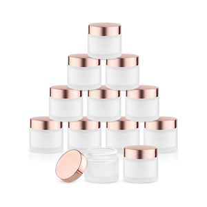 Bao Bì Mỹ Phẩm Lọ Thủy Tinh Vòng Tinh Huyết Thanh Kem Chai Frosted Glass Kem Jar Với Rose Gold Nắp - Product Image 1