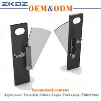Sistema de Control de Acceso con Torniquete RFID, Reconocimiento Facial Wiegand, Torniquete Tipo Flap con Código QR para Edificios de Oficinas, Gimnasios y Estaciones