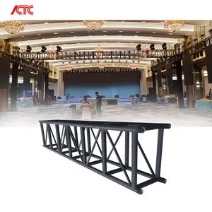 Aluminium Zwarte Verlichting Podium 4 Punts Truss Structuur Voor Evenement