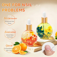 Huile à cuticules revitalisante aux fruits naturels 75 ml, marque privée, gel vernis à ongles hydratant à absorption rapide, enrichi en vitamine E pour les cuticules
