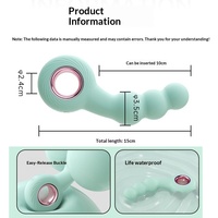 Dispositif de masturbation pour hommes et femmes, bâton de stimulation du point G, anneau SM portable, perles anales, plug anal, jouet sexuel