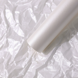 Papel de Seda Ecológico de Color Blanco Nacarado, Personalizado, para Envolver Regalos, Forro Interior para Ramos de Flores, Envoltura para Regalos Hechos a Mano - Product Image 1