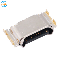 Kustomisasi Grosir USB Tipe C Tahan Air Female 16PIN Konektor USB3.0 Pemasangan Tengah L6.45 Baja Tahan Karat Bersertifikasi ISO 9001