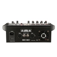 Amplificateur audio métallique RIY RAM402D, mini-mixeur 4 canaux avec 99 effets DSP