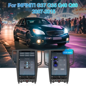 Navihua 13.6" Tesla Style Vertical Screen Android Car Stereo for Infiniti G37 G35 Q40 Q60 2007-2015 Auto GPS Navigation Carplay - Product Image 5