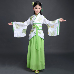 Vestido Tradicional Chino de Manga Larga para Niñas, Primavera <span class=keywords><strong>2022</strong></span>, Nuevo Vestido Hanfu para Niñas, Disfraz de <span class=keywords><strong>Anime</strong></span> para Niños, Ecoparty - Product Image 4