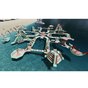 Parcours d'obstacles intérieur/extérieur, piscines gonflables en PVC et toboggans aquatiques pour adultes, usage commercial, équipement scolaire - Product Image 5