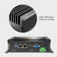 Computadora Industrial Integrada Sin Ventilador YCT Intel N100 8-32GB DDR4 2 COM RS232/485 4 USB 3.0 GPIO Bloque de Terminales Automatización de Fábrica