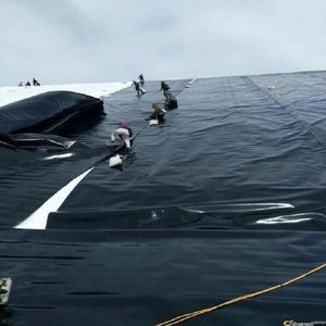 60/80milプラスチックロール農業用池ライナーHDPEシートジオメンブレンダムライナー1mm 1.5mm 2mm魚養殖池ライナー45ミル - Product Image 6