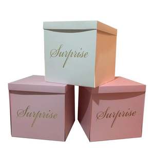 Caja de embalaje para <span class=keywords><strong>cumpleaños</strong></span> y conmemoración, Popular, grande, de cartón, flor, globo <span class=keywords><strong>sorpresa</strong></span>, <span class=keywords><strong>regalo</strong></span> - Product Image 6