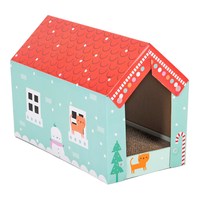 Custom Hohe Qualität Papier Karton Katze Haus