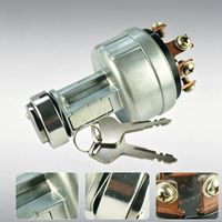 Interrupteur de démarrage pour bulldozer Shantui SD16 08086-10000, robuste, 24V 12V, interrupteur à clé de démarrage