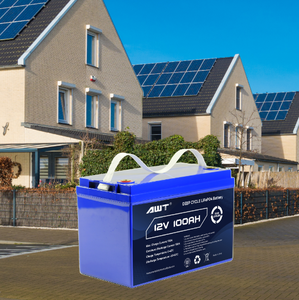 AWT 7000深度循环寿命Po4最佳质量12v 100ah可充电太阳能锂离子36v电池组锂电池12v - Product Image 4