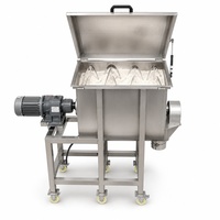 Mixer Pasta Cair Kapasitas Tinggi Dengan Pengaduk Tangki Stainless Steel untuk Produksi Saus dan Selai