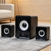 Altavoces USB de Escritorio para Hogar y Oficina, Coloridos, Multimedia, 2.1 Canales, 10W, Mini Altavoces para Juegos y Uso con Computadora, Venta al Por Mayor