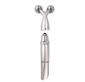 <span class=keywords><strong>Kit</strong></span> de masajeador facial eléctrico 2 en 1 con rodillo 3D y herramienta de belleza de doble acción de bola inoxidable - Product Image 3