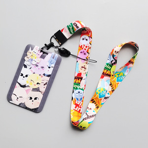 Oferta Especial: Cordón para Tarjetas de Identificación/Comedor de Estudiantes, Ecológico, de Poliéster, con Diseño del Grupo de Chicos Coreanos Stray Kids - Product Image 4