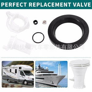 Kit de remplacement de valve de toilette pour camping-car 42049, pièces de module de valve d'eau en plastique pour caravane - Product Image 5