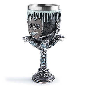 Gobelet en plastique antique 3D, fantaisie, roi loup, gobelet en acier inoxydable, chanson de glace et de feu, verre médiéval, gobelet en résine, gobelet à neige fondante - Product Image 1