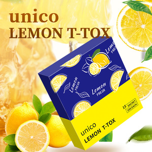 ผง<span class=keywords><strong>น้ำ</strong></span>ผลไม้เลมอนฮันนี่ UNICO LEMON T-TOX ขนาด 10 กรัม 15 ซอง ไม่เติมน้ำตาลทรายขาว บรรจุภัณฑ์ปิดผนึก ขายส่ง สำหรับตลาดฟิลิปปินส์ - Product Image 4