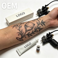 Tatuaje con Logotipo Personalizado de Textura Estable y Económica para Tiendas de Tatuajes Emergentes y Centros Comunitarios de Servicios de Belleza