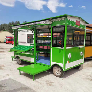 Meilleure vente de kiosque mobile de camion de nourriture remorque de restauration rapide avec snack machine matériau en fibre de verre en aluminium pour l'application de bonbons - Product Image 3