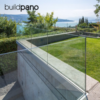 Système de balustrade en verre pour terrasse, balcon et patio, garde-corps de sécurité sans cadre, taille personnalisée