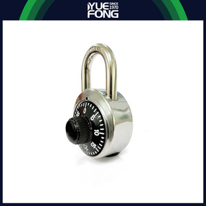Yuefeng Combination <b>Padlock</b> 48mm Stainless Steel Round Digital Rotary Lock For Door Outdoor Use - Product Image 3
