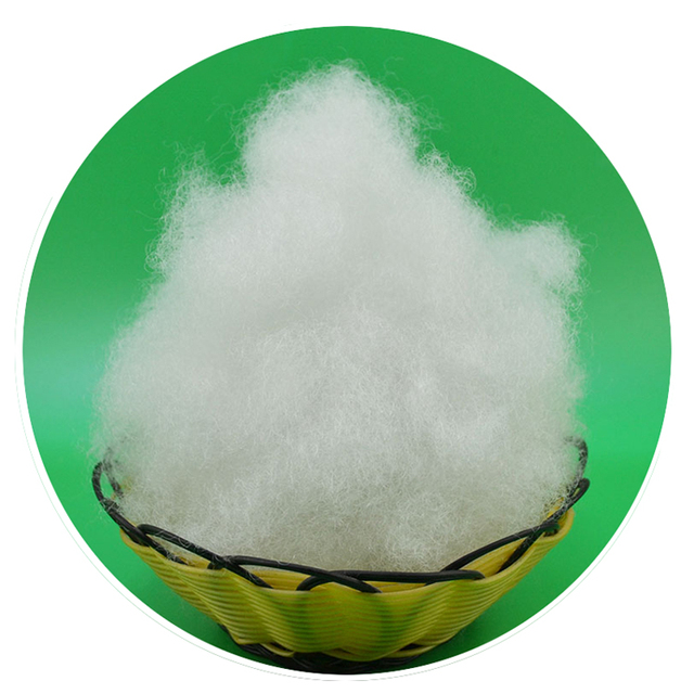 High Quality White Polyester Staple Fiber Polyester Toy Stuffing Materials