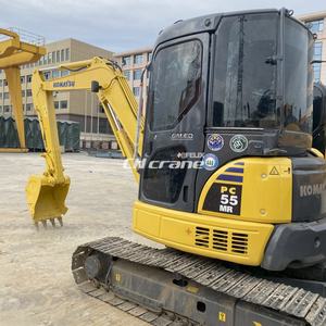 Goed Onderhouden 99% Nieuwe Komatsu Pc55 Komatsu Pc 55 Pc55mr-2 Pc56-7 Pc58 Komatsu 55 Gebruikte Graafmachines Met Dozerblad Op Voorraad - Product Image 4