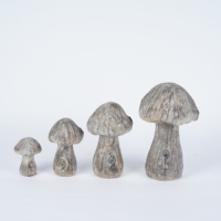 Lianda fait à la main ciment champignon forêt classique décoration de jardin Art-Style ornements de bureau et cadeaux pour la maison ou le bureau