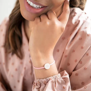 <span class=keywords><strong>Bracciale</strong></span> con perline rotonde in acciaio inossidabile e oro 18k da 15 mm, personalizzabile con <span class=keywords><strong>incisione</strong></span> logo, <span class=keywords><strong>bracciale</strong></span> con ciondolo a disco vuoto per stampa a caldo in <span class=keywords><strong>argento</strong></span> - Product Image 5