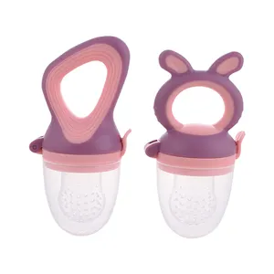 BPA-משלוח תינוק Teether Soother בקיעת שיניים צעצוע סיליקון שקיות סיליקון תינוק פירות מזין מוצץ