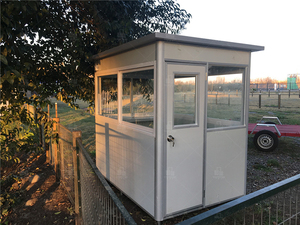 Cabine de péages préfabriquée boîte de sentry élégante cabine de kiosque préfabriquée kiosque temporaire portable extérieur cabine de sécurité moderne - Product Image 2