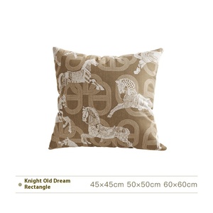 INSHARE Color crema retrò federa Vintage Light di lusso di fascia alta di forma quadrata casa soggiorno divano camera <span class=keywords><strong>da</strong></span> letto fodera cuscino - Product Image 4