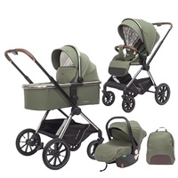 Poussette bébé Kidilo Z1 légère, non toxique, avec cadre en acier inoxydable, roues 3D en PU, capacité de charge de 20 kg, 0-3 ans