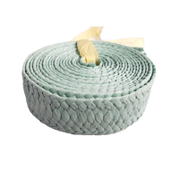 Corde en coton de couleur naturelle, corde en raphia, corde en écorce de maïs, tressage à cinq ou sept brins pour sacs, chapeaux, chaussures, artisanat