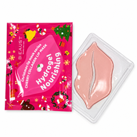 Coffret Cadeau Masque Lèvres de Noël : Masque Nourrissant Hydrogel au Collagène et à l'Avocat, Masque Hydratant et Réparateur Nuit Coréen