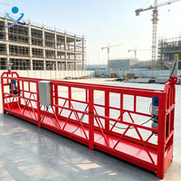 Plateforme suspendue en aluminium et acier ZLP630 ZLP800 ZLP1000 pour travaux en hauteur, capacité de charge 800-1000 kg, élévation 100-200 m