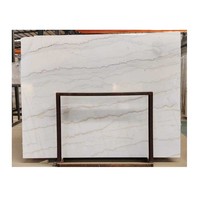 YDSTONE Pierre Naturelle Moins Cher Chinois Guangxi Marbre Blanc Grand Carrelage de Sol en Dalle de Marbre Blanc Naturel