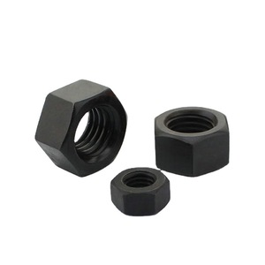 Tuercas Hexagonales Screwman Populares M5 M6 M8 M10 M12 M14 M16 M18 M20 M22 M24 M27 M30 de Acero al Carbono Grado 8.8 Estándar Internacional - Product Image 2